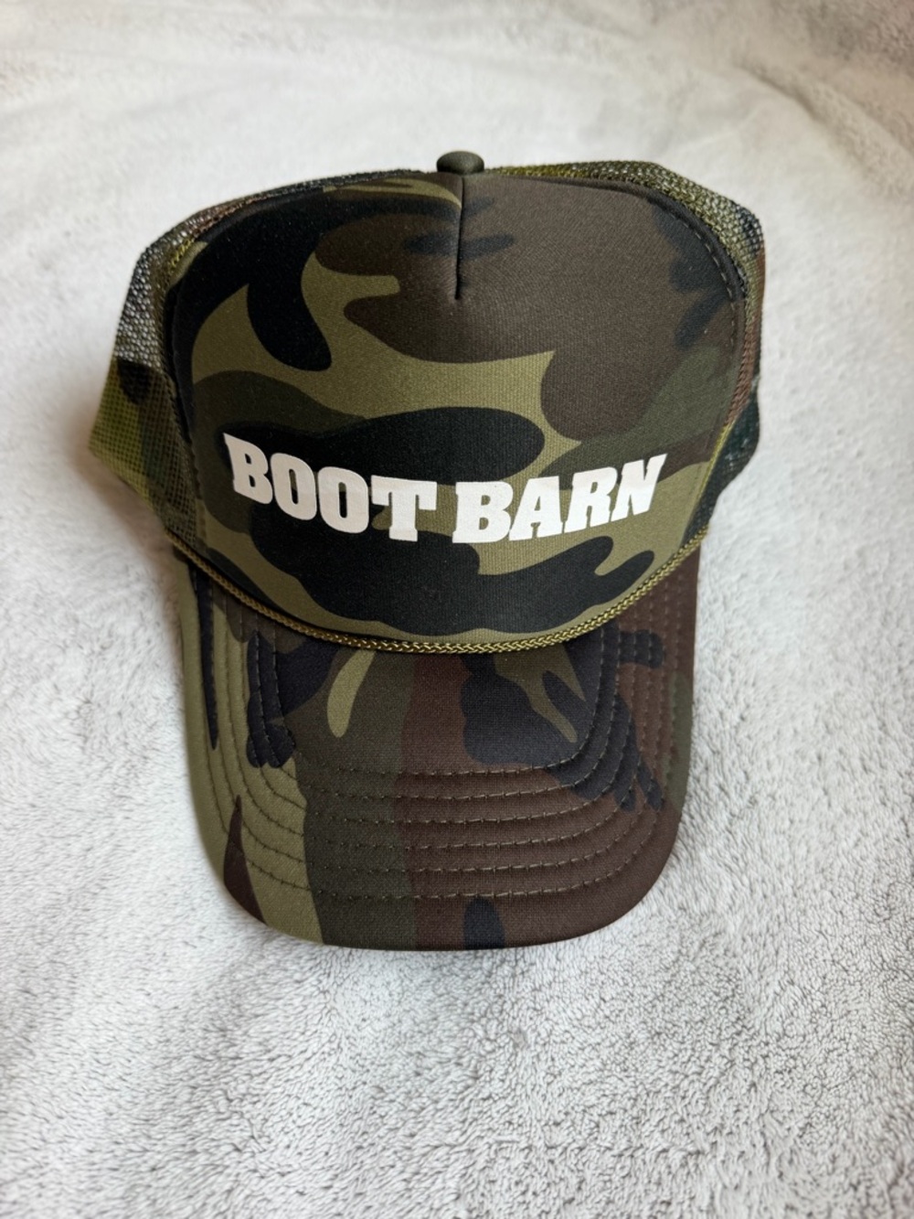 Boot Barn Camo Trucker Hat - Green Camo